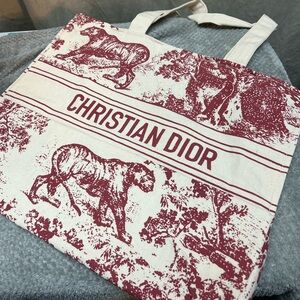♥️❤️DIOR - DiorRivera cloth tote bag- red - VIP